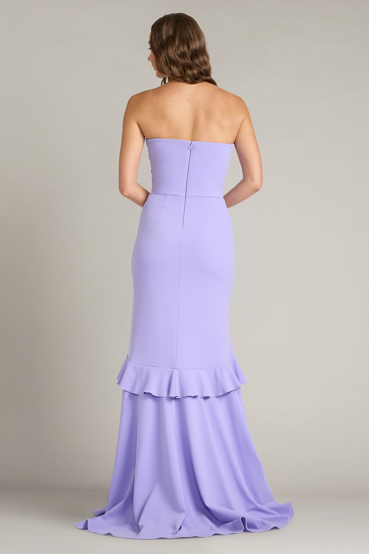 Spargo Cascading Ruffle Gown