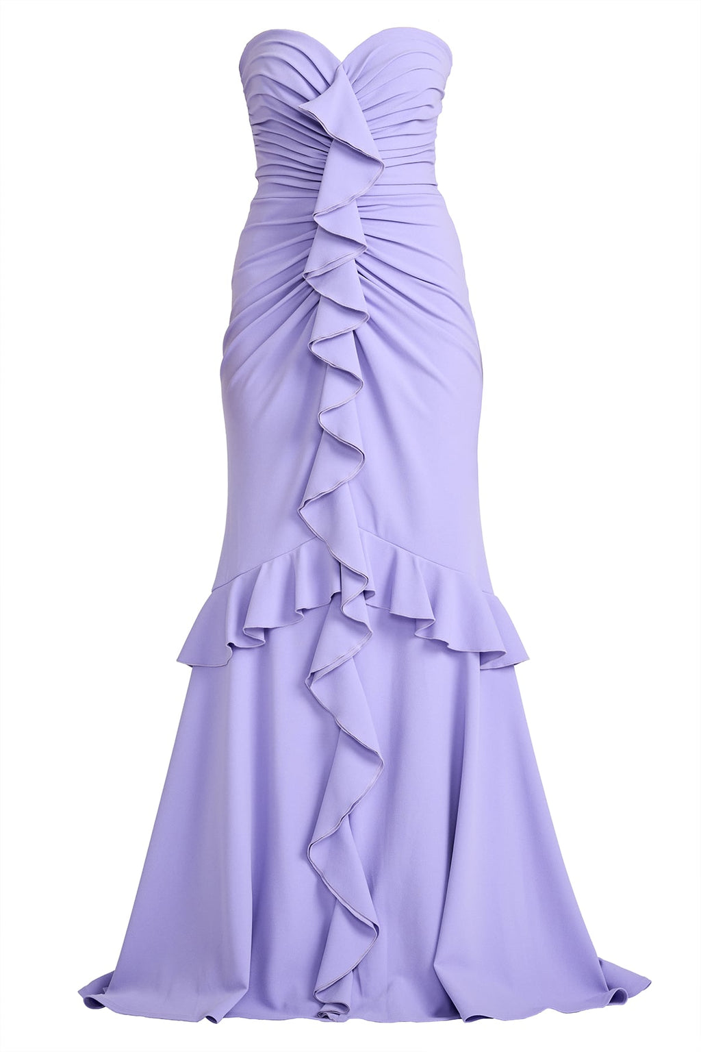 Spargo Cascading Ruffle Gown