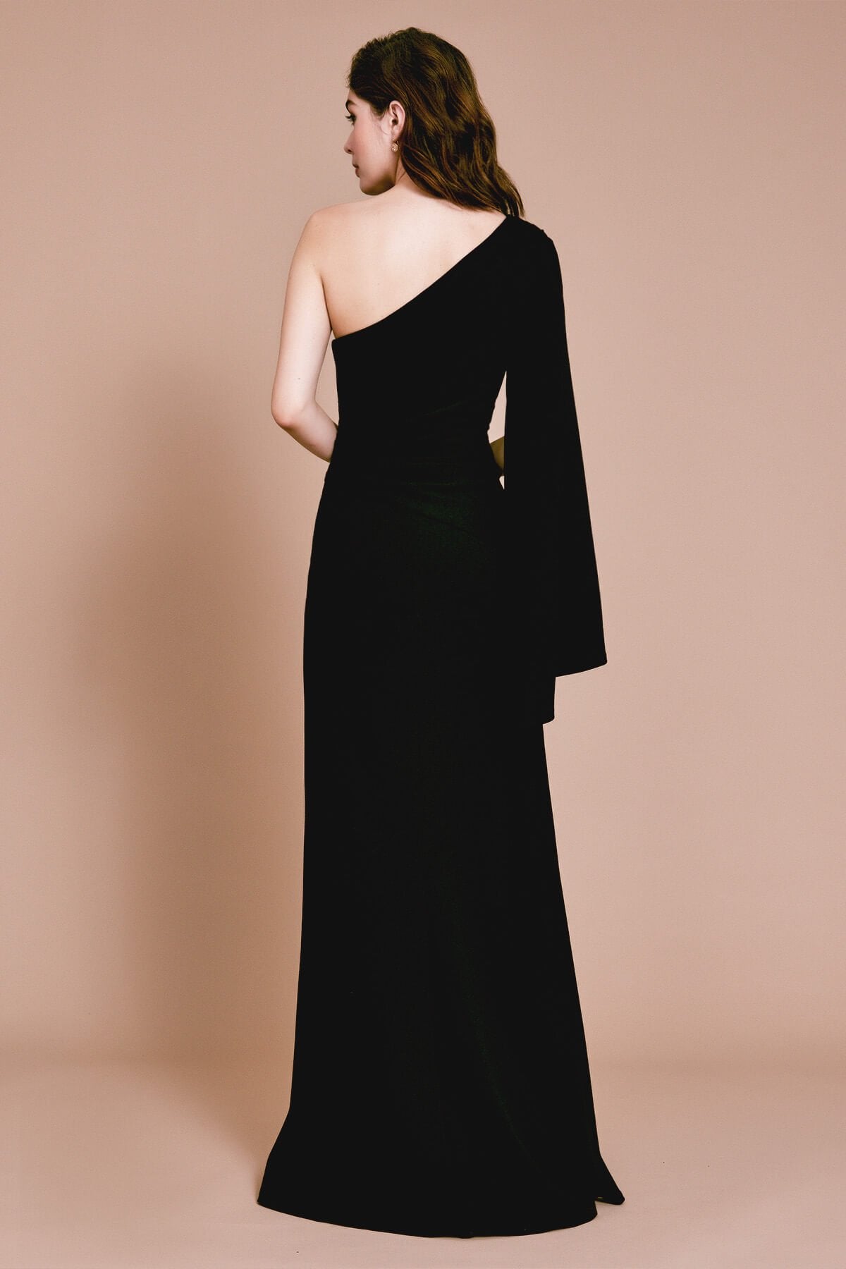 Jolie One-Shoulder Slit Gown – Tadashi Shoji Official Online Boutique