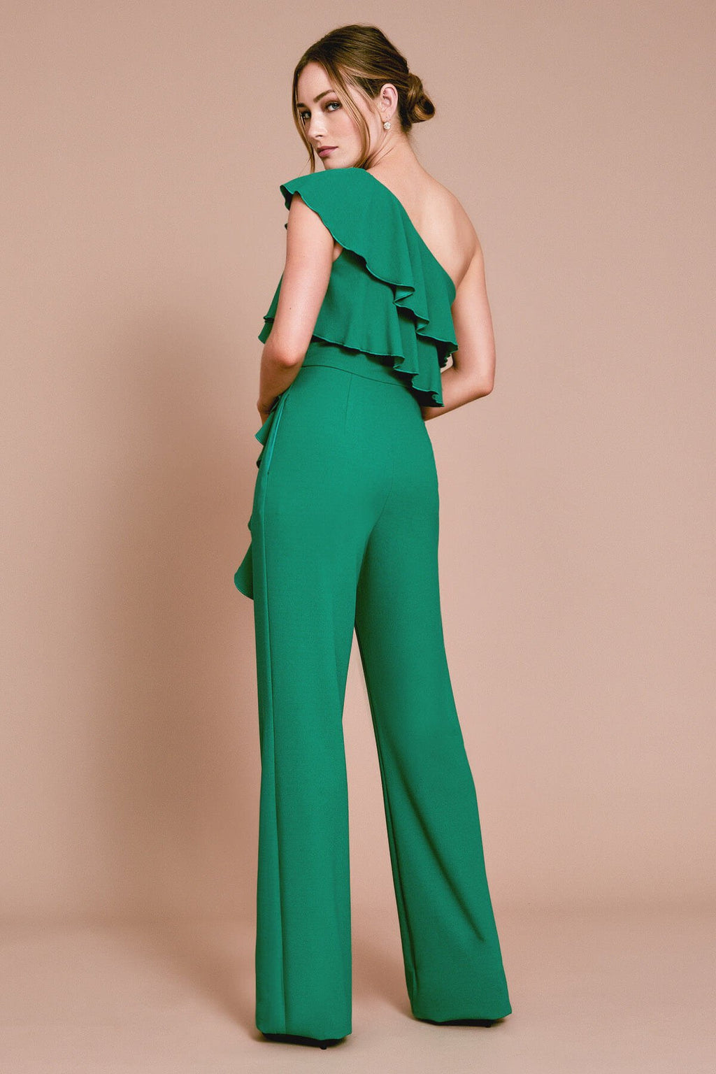 Hopper Textured Crepe Jumpsuit