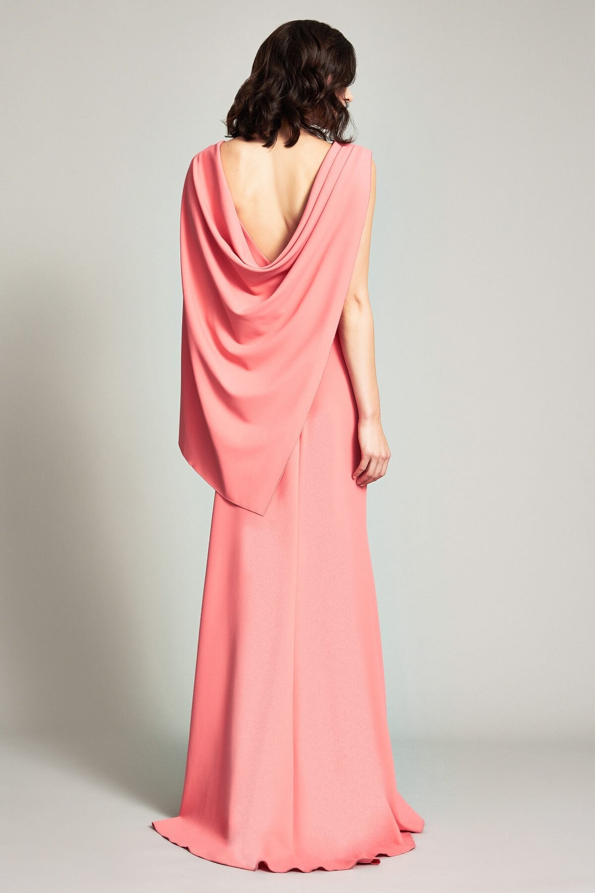 Chie Crepe Asymetric Gown 