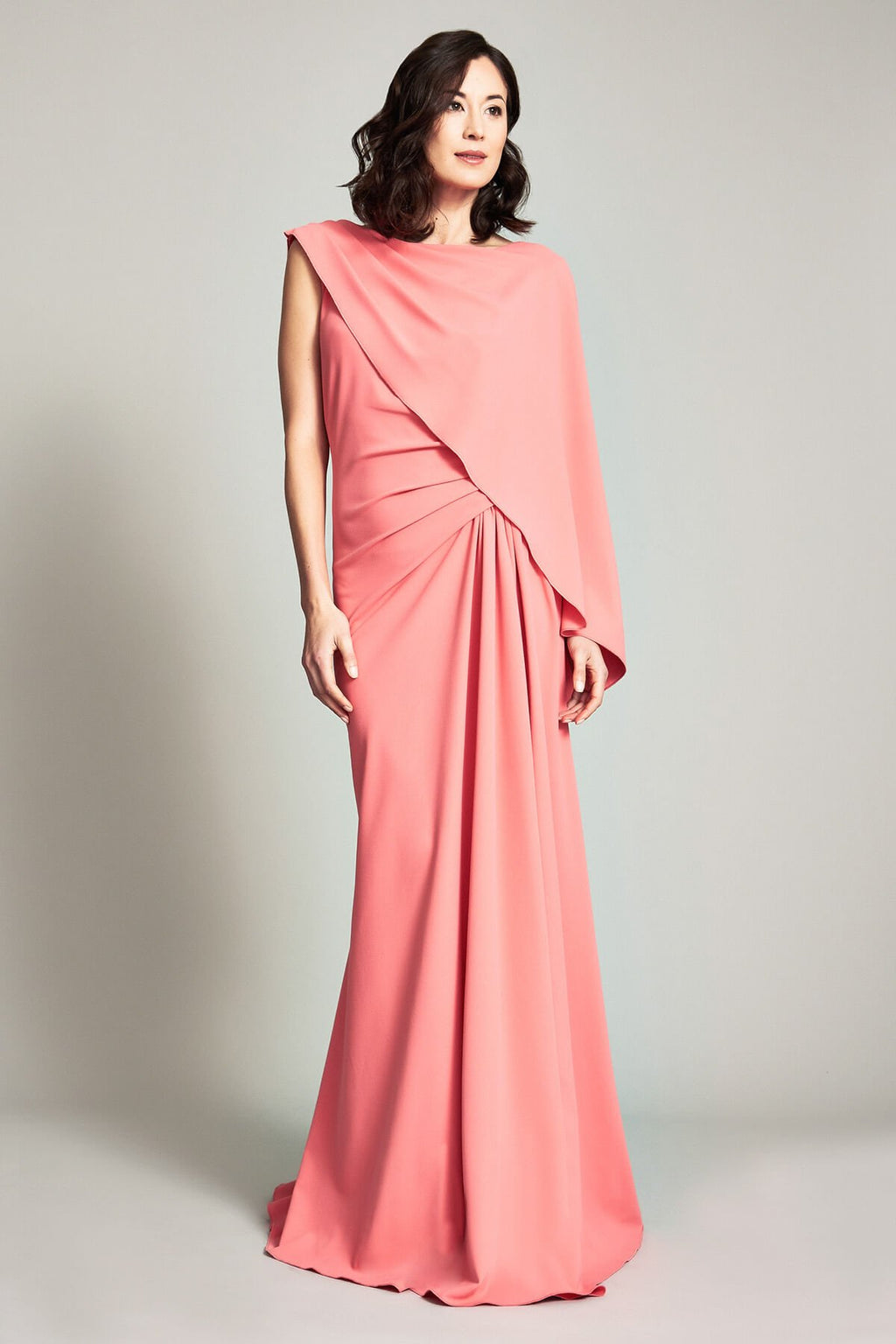 Chie Crepe Asymetric Gown 