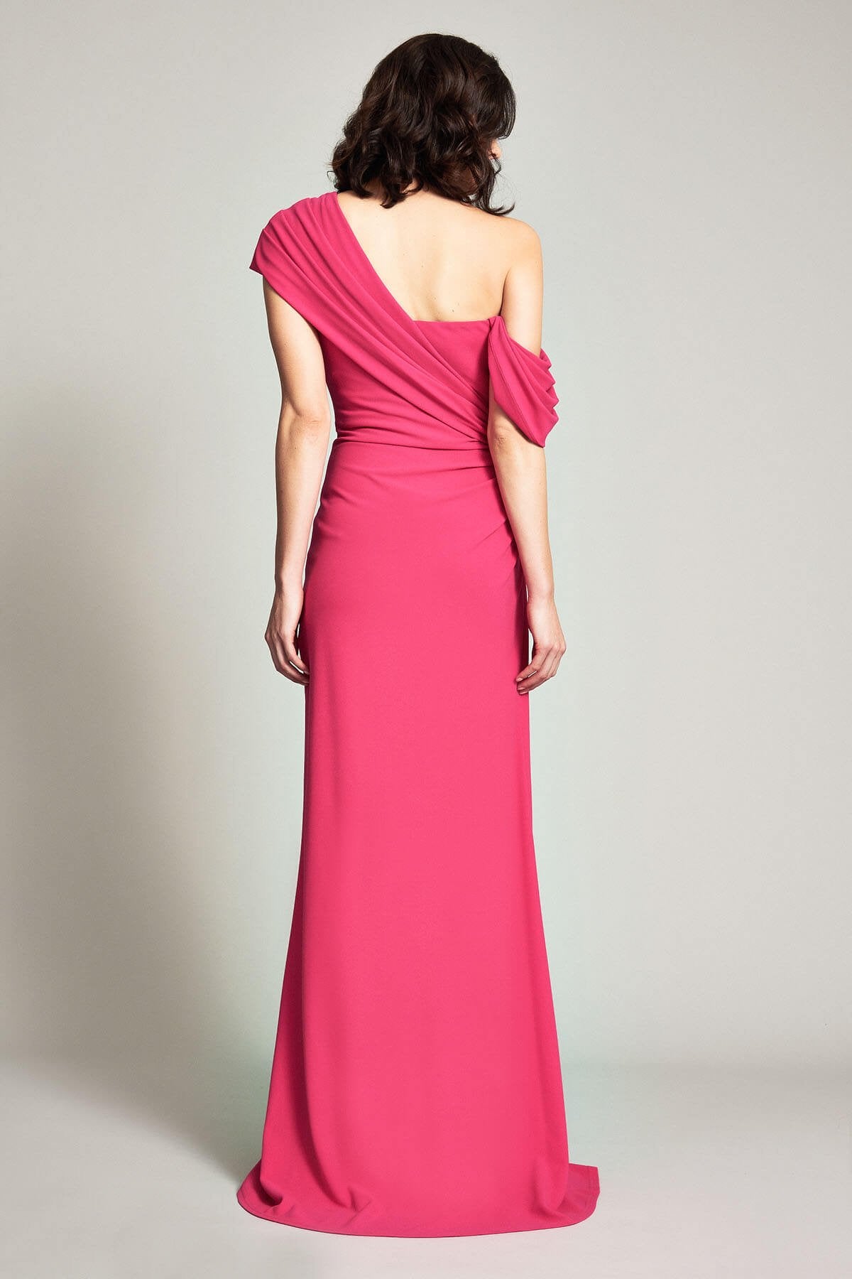 Risa One-Shoulder Gown
