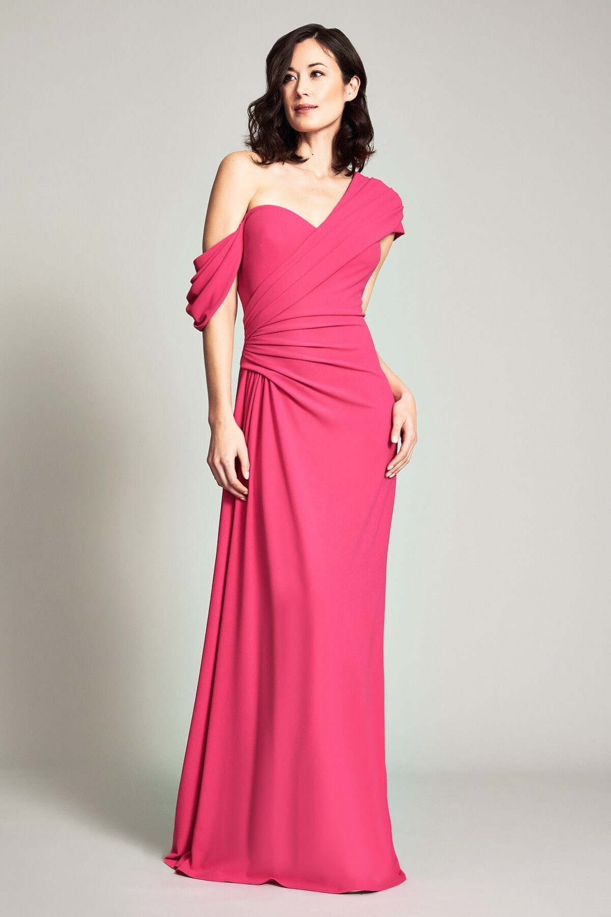 Risa One-Shoulder Gown