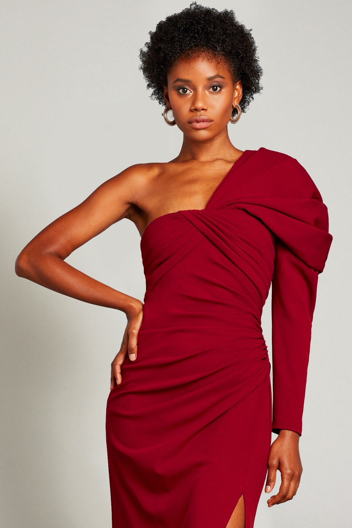 Belinay One-Shoulder Gown