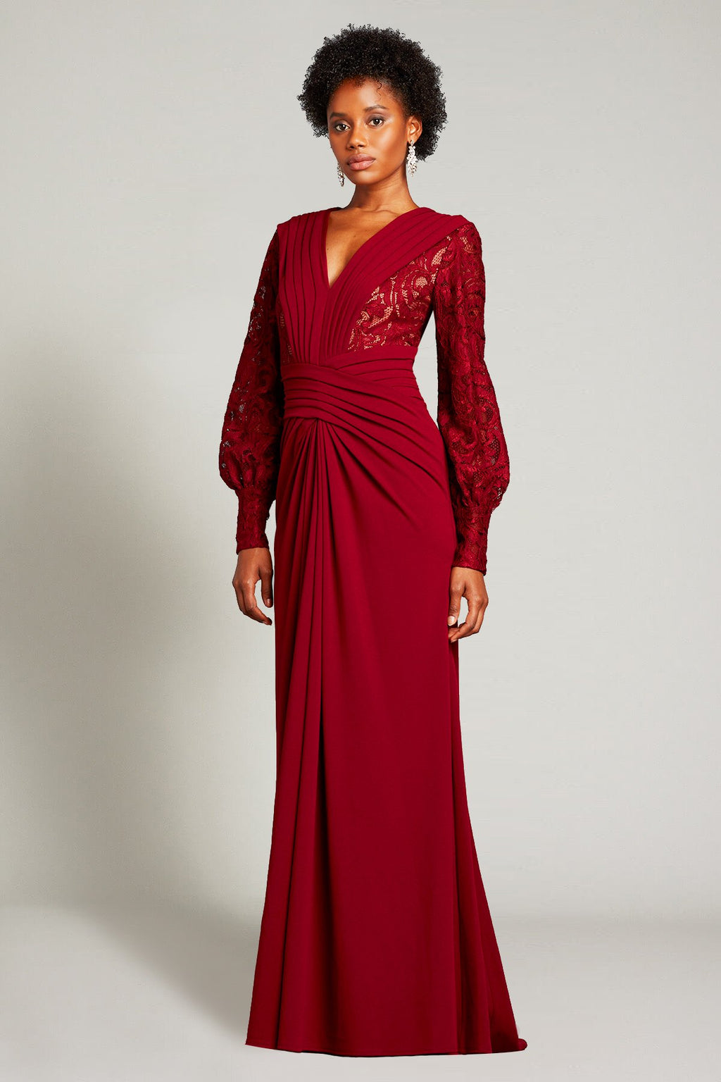 Fatma Crisscross Draped Gown