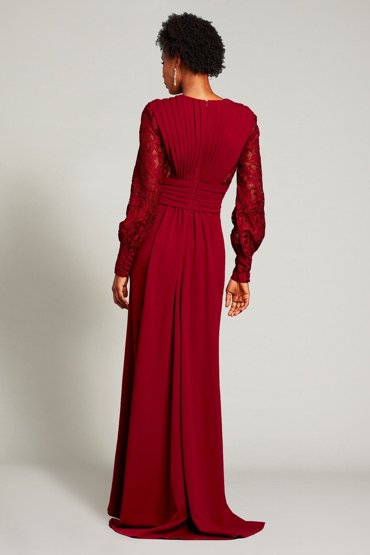 Fatma Crisscross Draped Gown