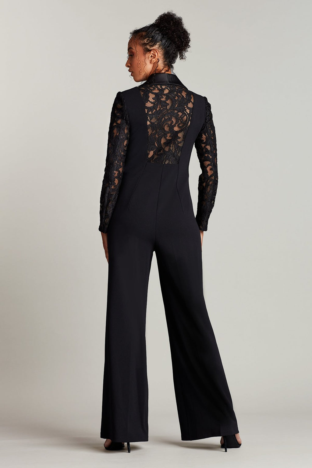 Duru Tie Sash Tuxedo Jumpsuit