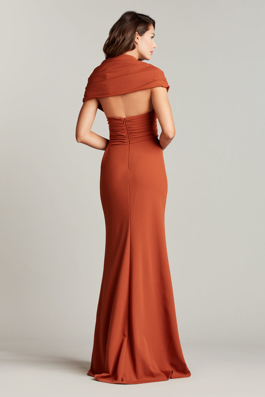 Sanem Asymmetric Draped Gown