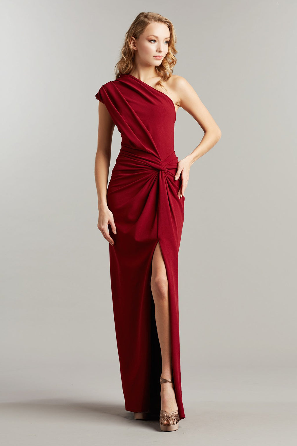 Erhi One-Shoulder Gown