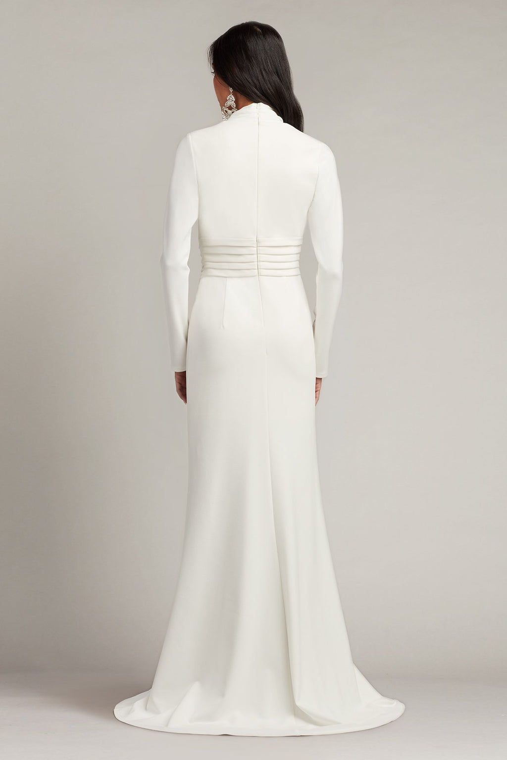 Pullman Draped High Slit Gown