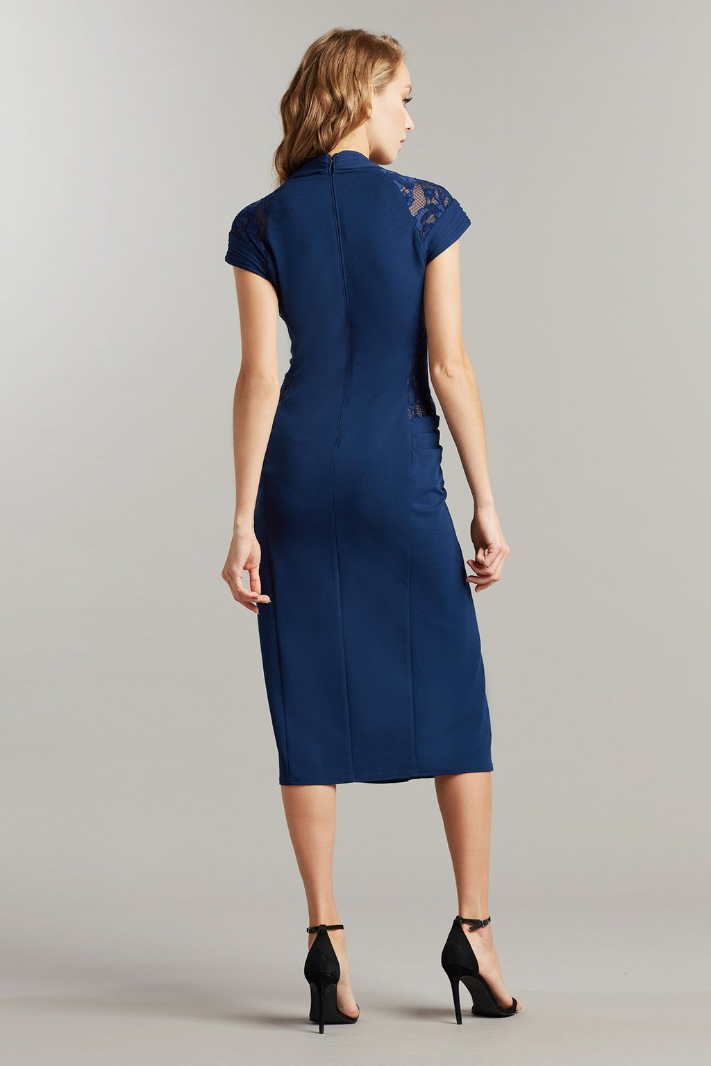 Eymen Draped Midi Dress