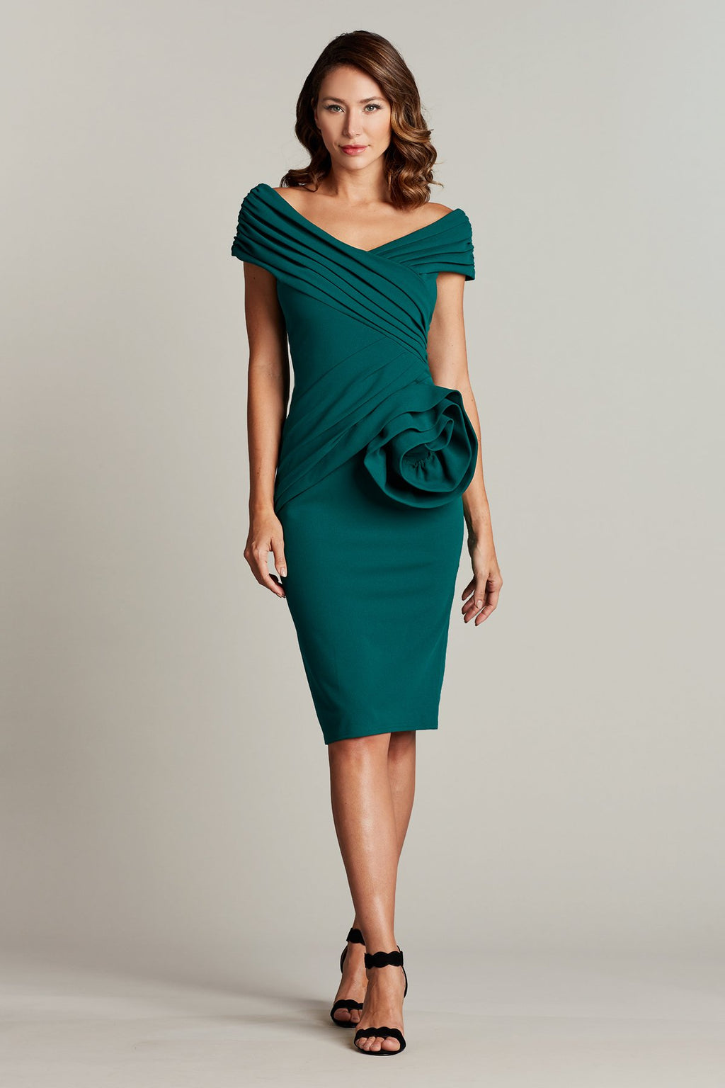 Batu Draped Rose Dress