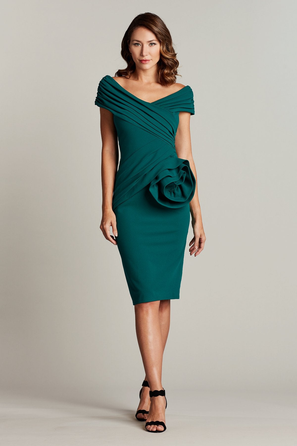 Batu Draped Rose Dress