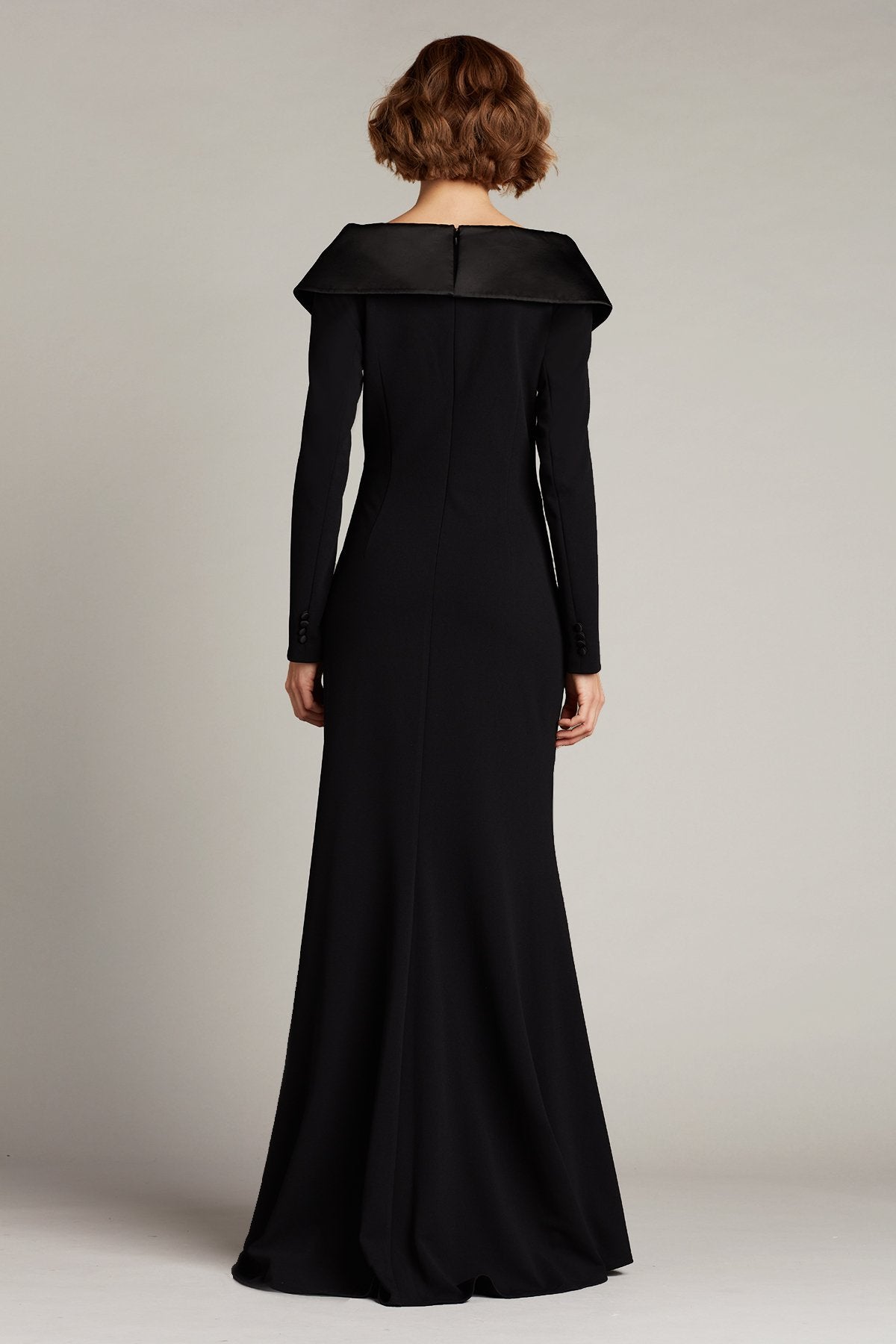 Inizio Shawl Collar Gown