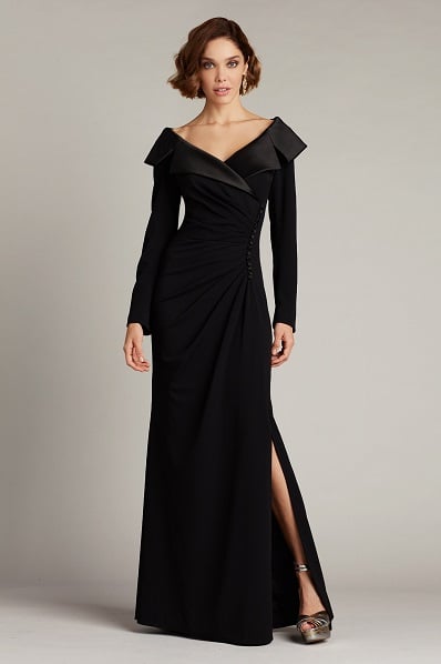 Inizio Shawl Collar Gown