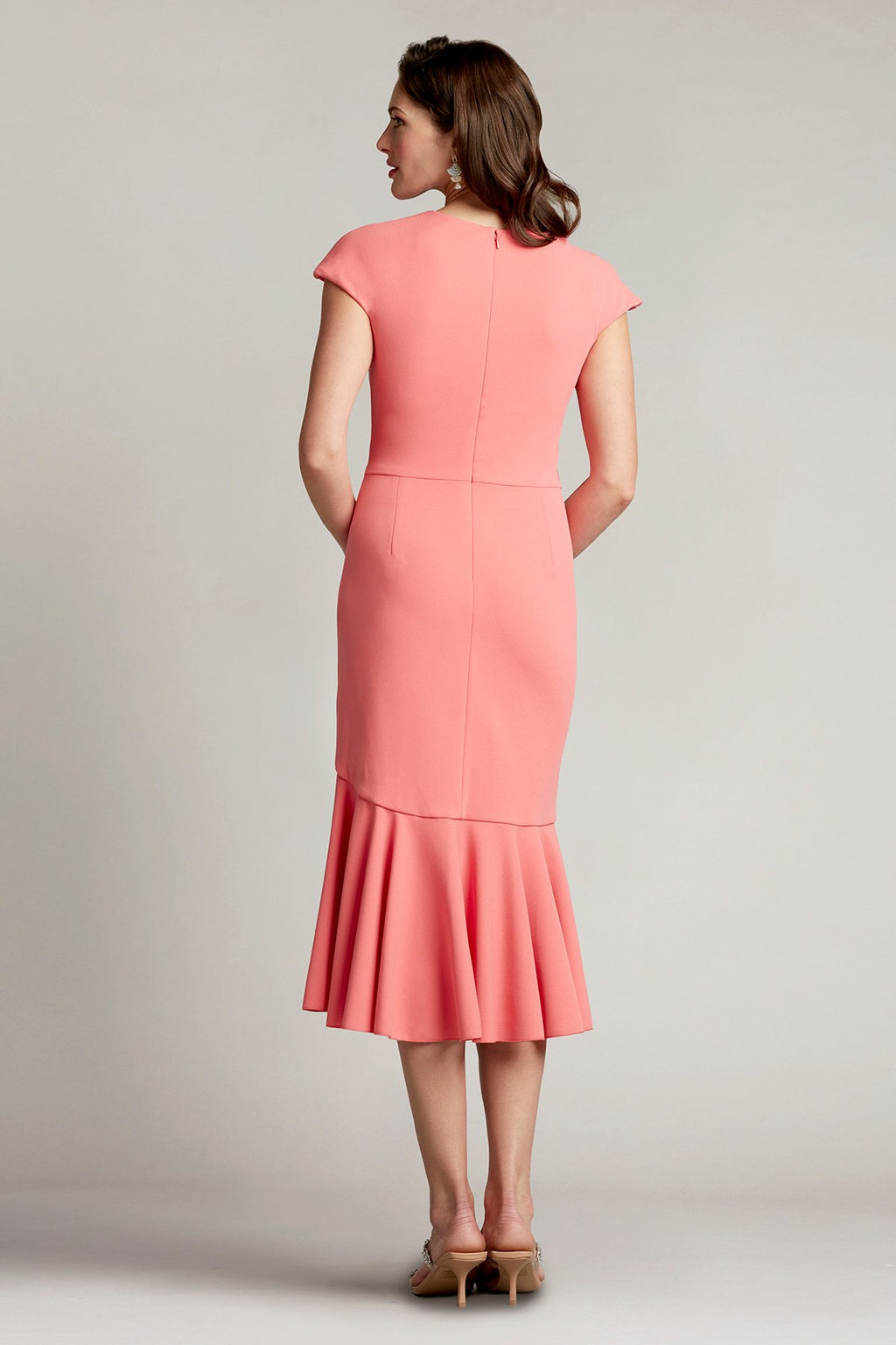Senara Cascading Ruffle Dress
