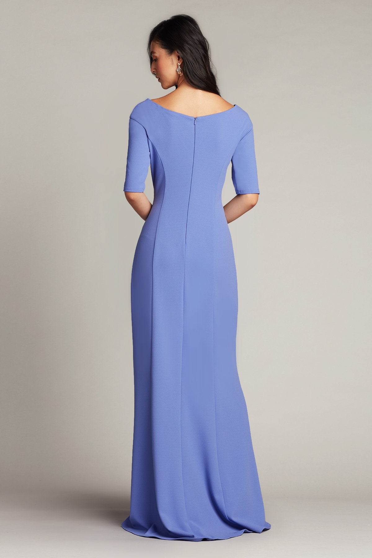 Beyer Draped Crepe Gown