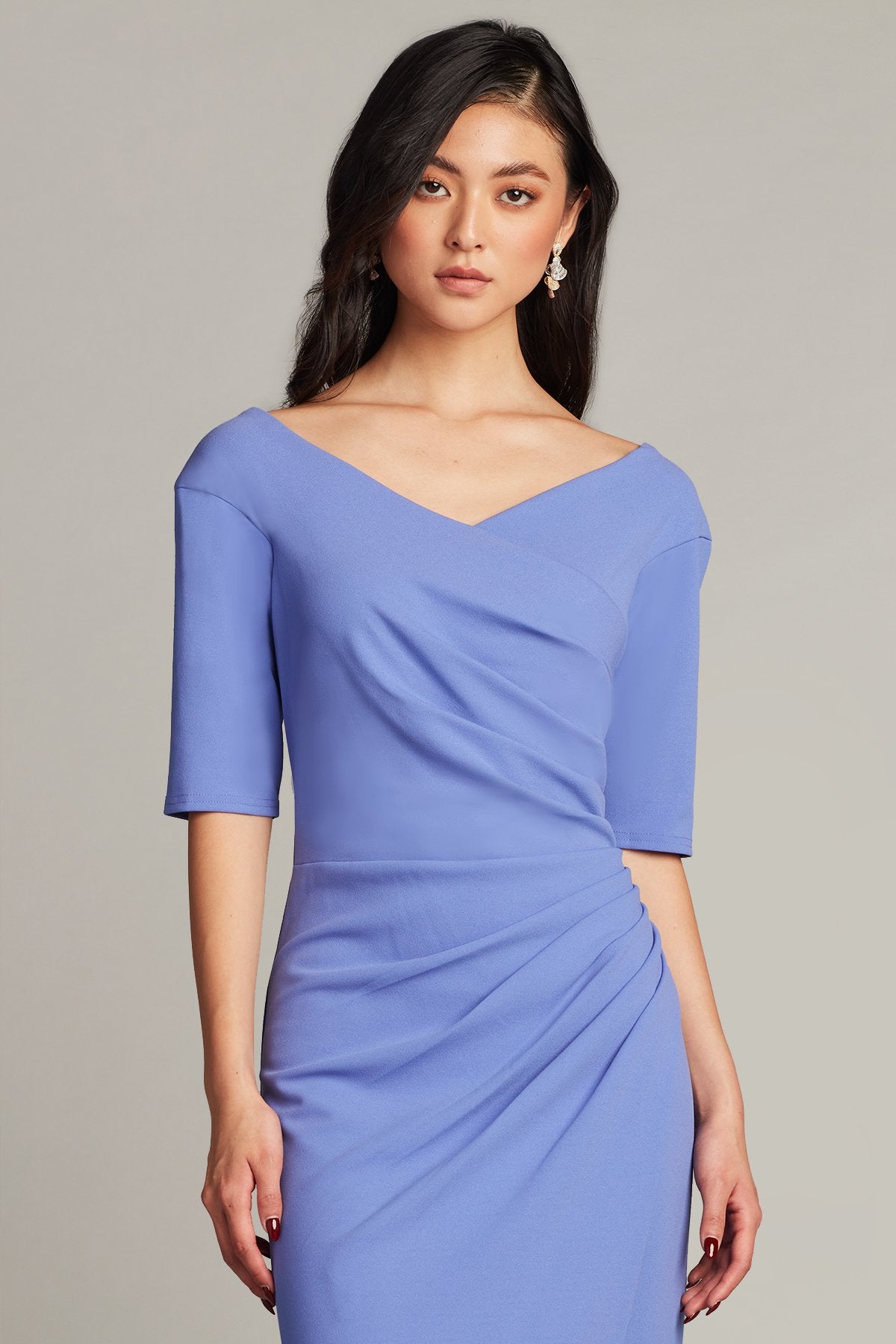 Beyer Draped Crepe Gown