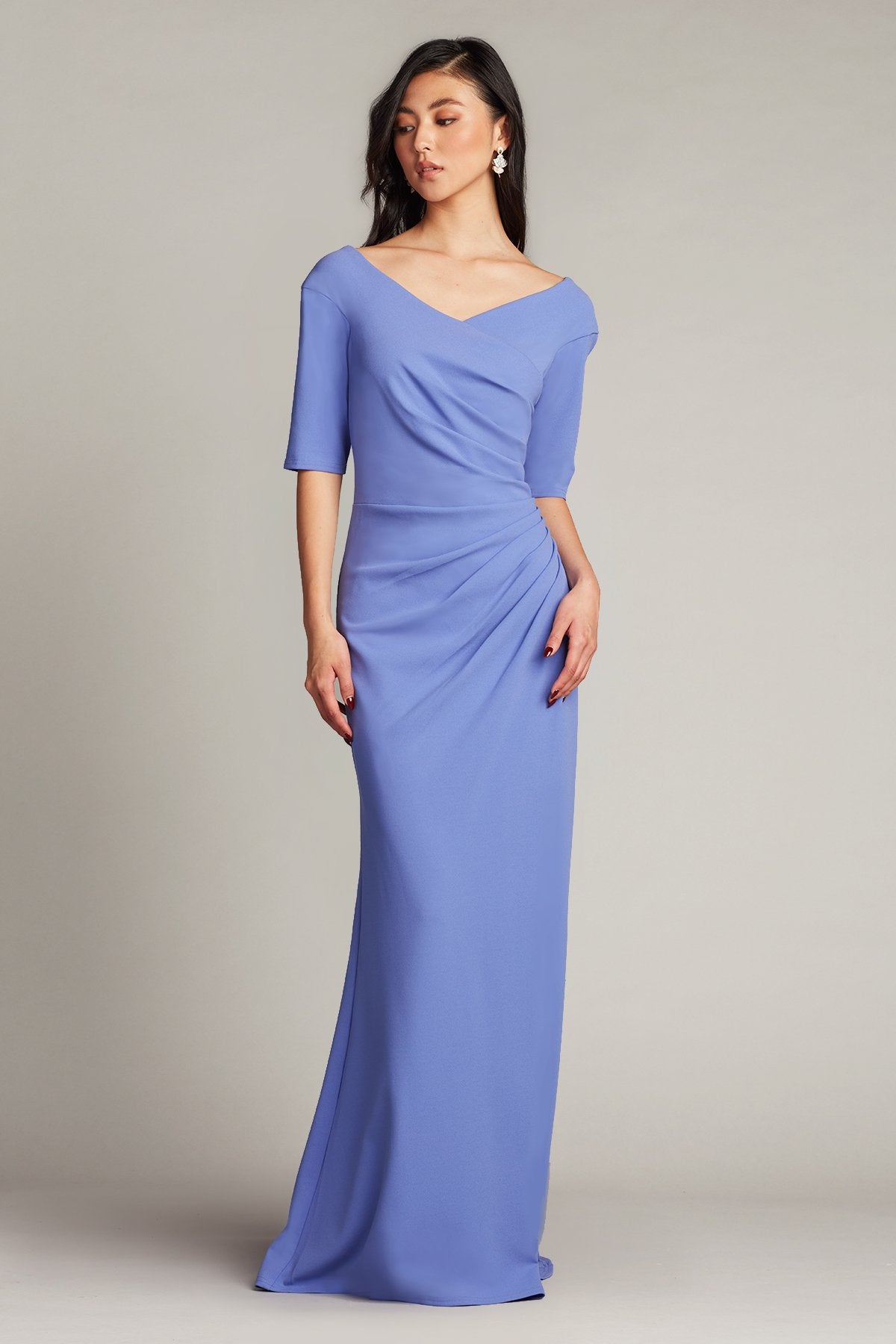 Beyer Draped Crepe Gown