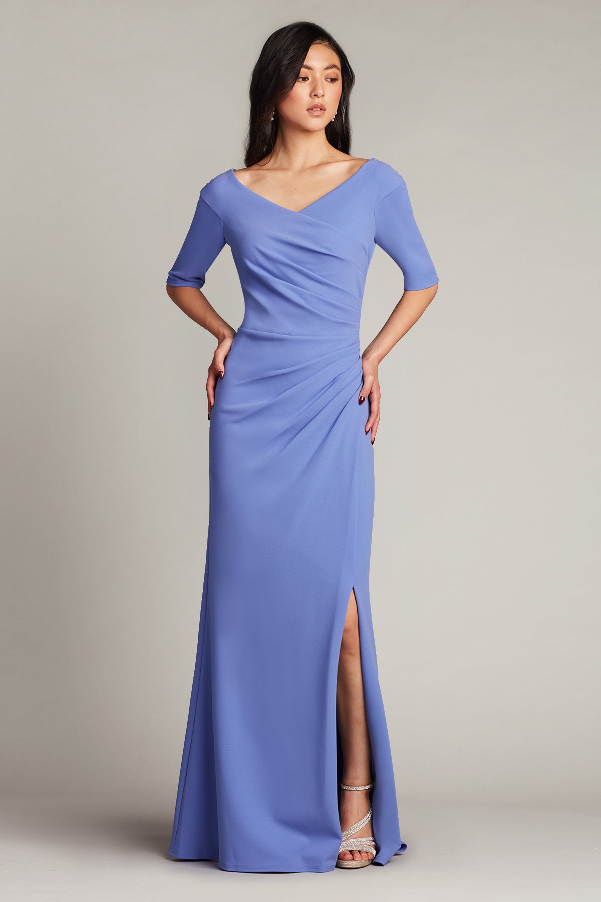 Beyer Draped Crepe Gown
