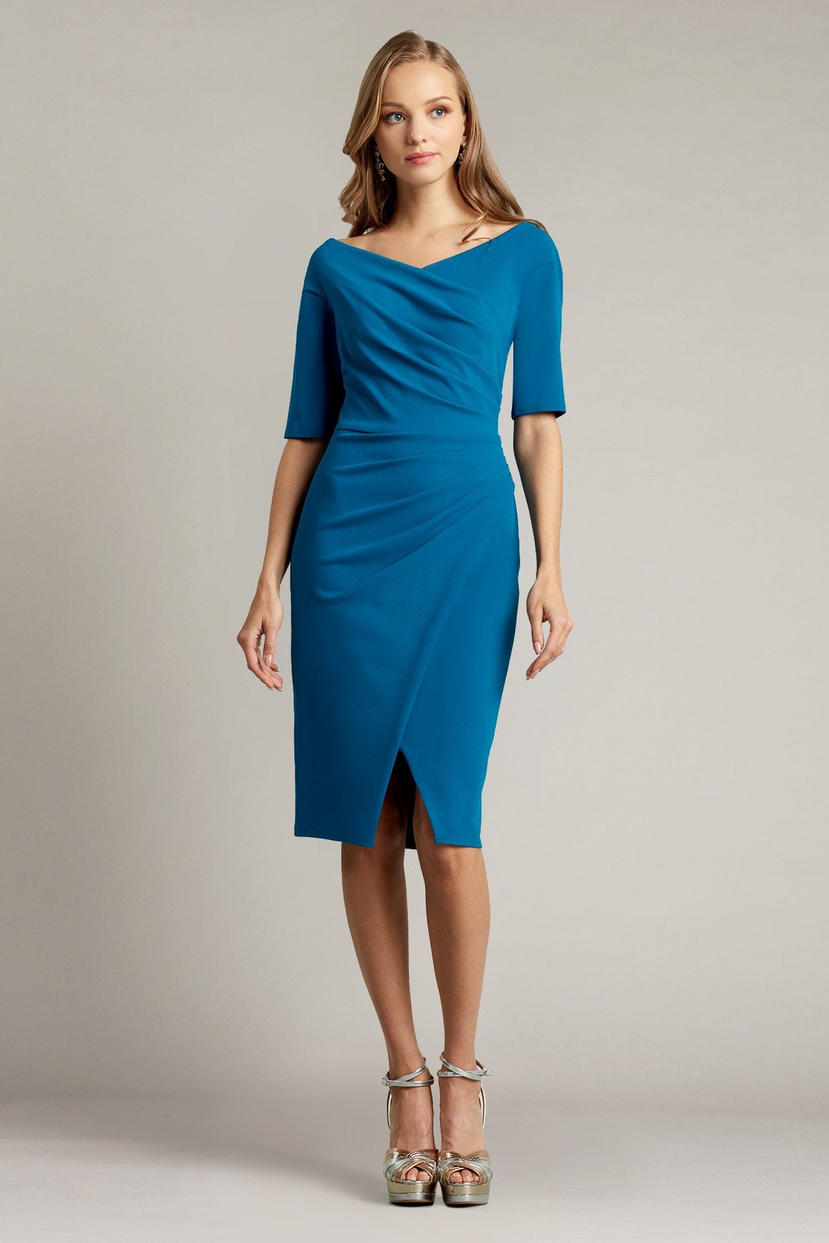 Adi Textured Crepe Dress