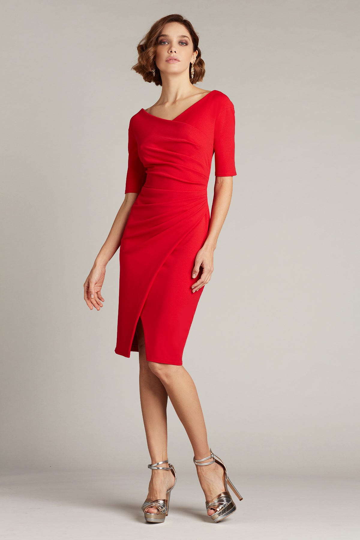 Adi Textured Crepe Dress