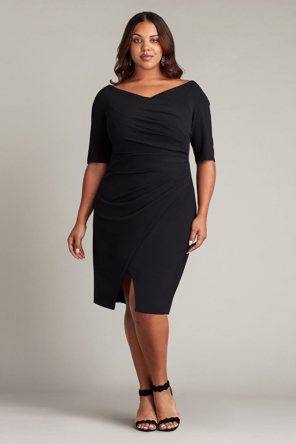 Adi Textured Crepe Dress - PLUS SIZE