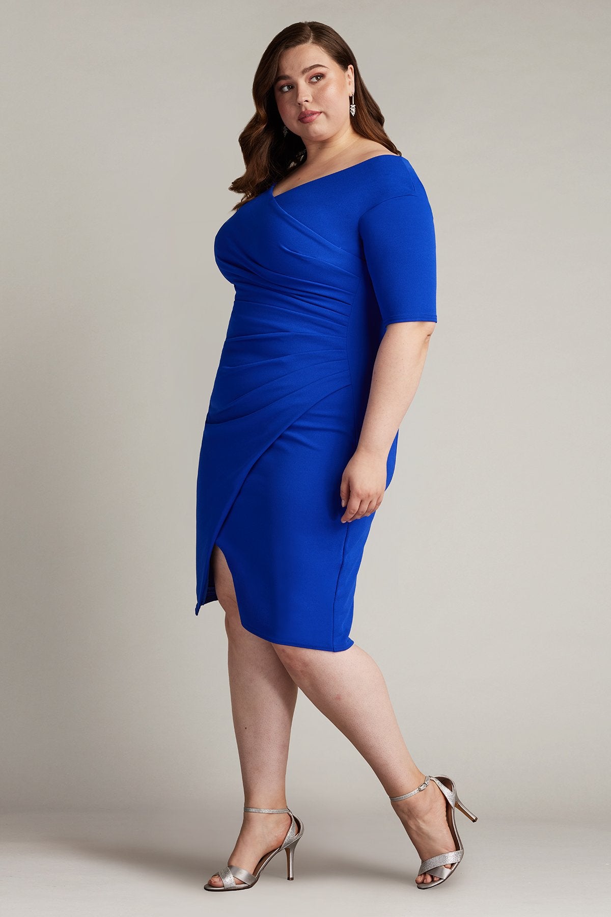Adi Textured Crepe Dress - PLUS SIZE