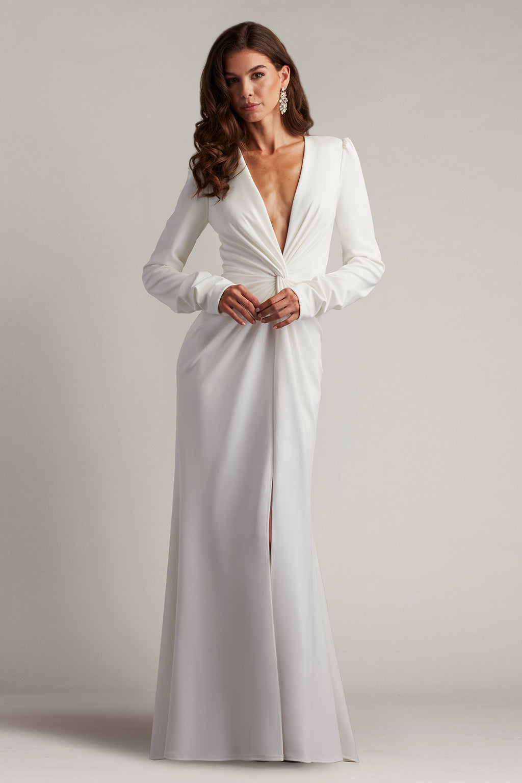 Bates Twist-Front Gown