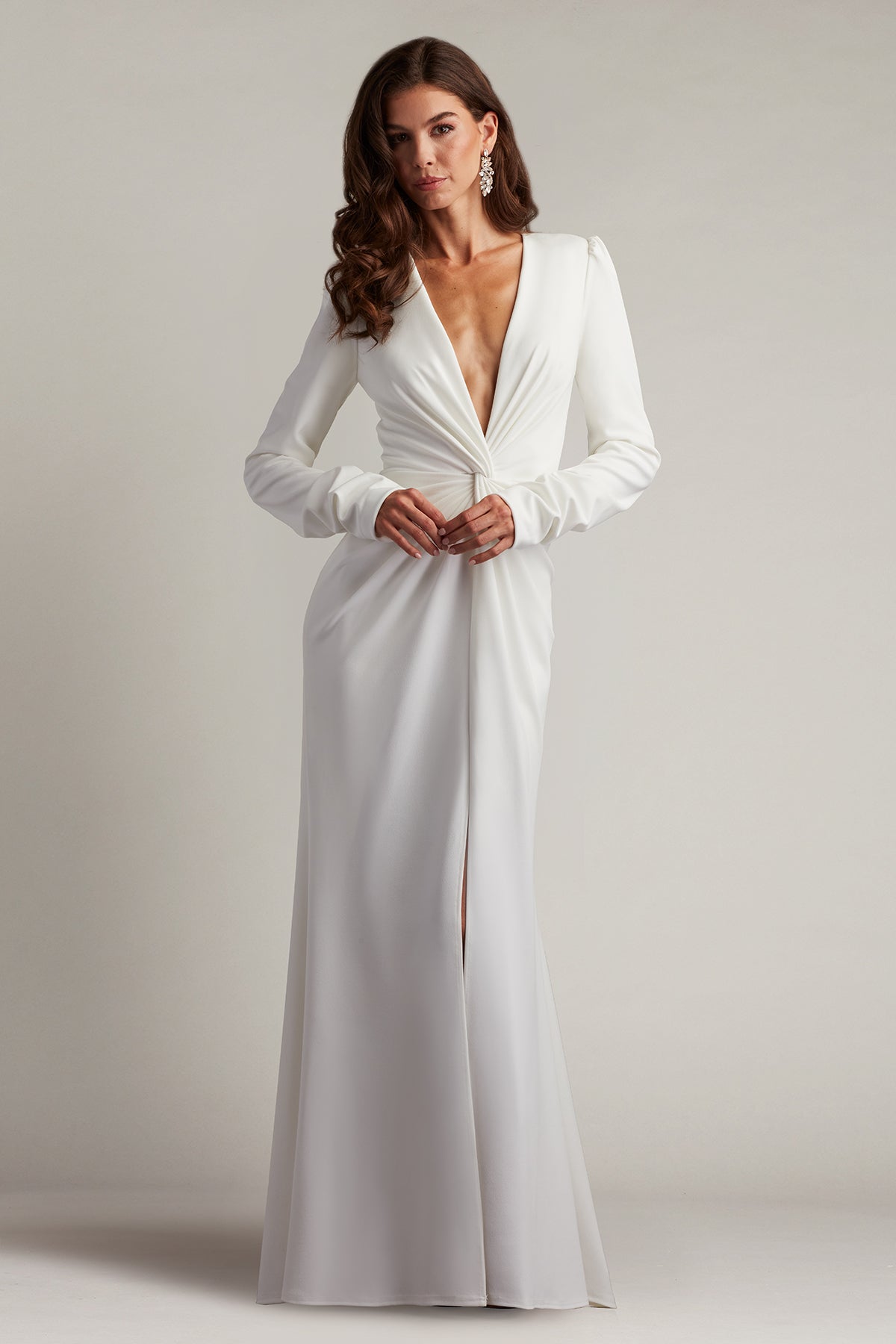 Bates Twist-Front Gown