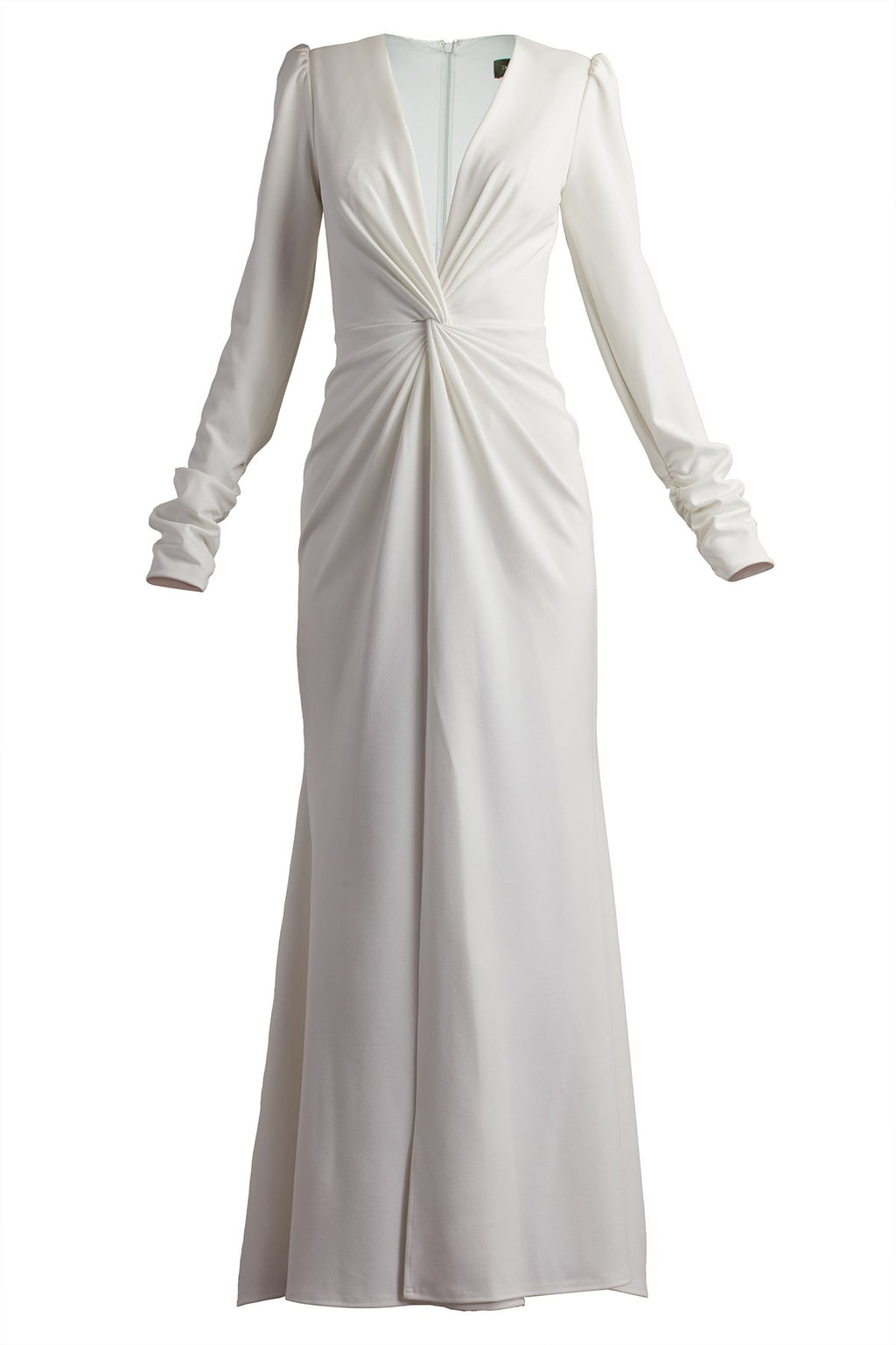 Bates Twist-Front Gown