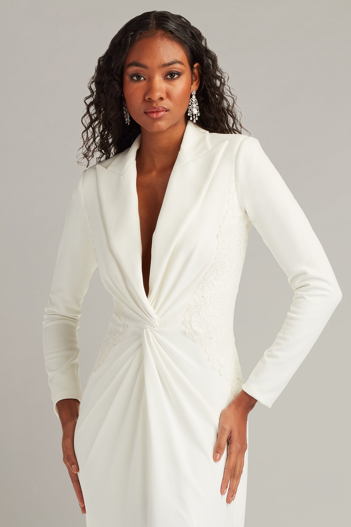 Nicolette Twist-Front Gown