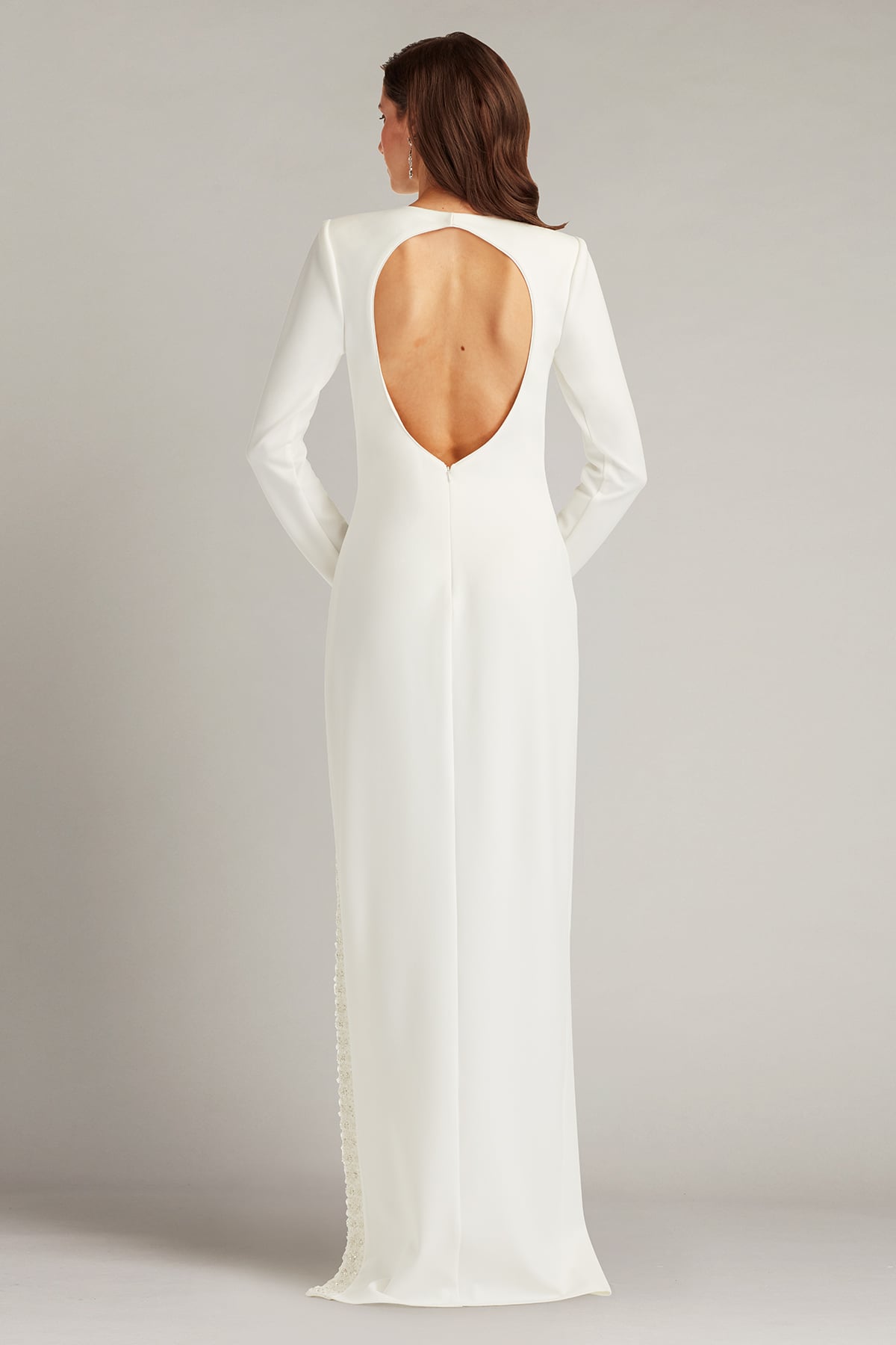 Geyer Embellished Open Back Gown