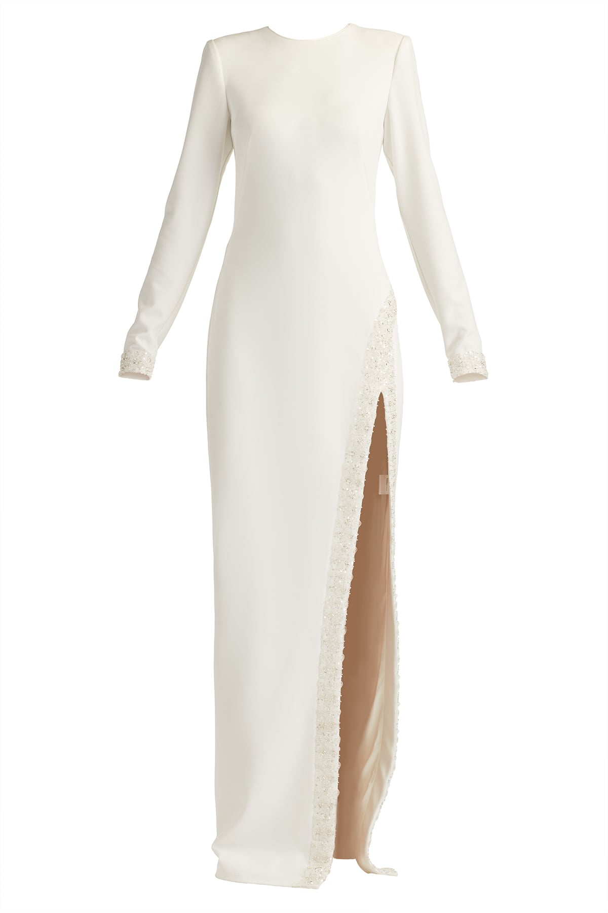 Geyer Embellished Open Back Gown