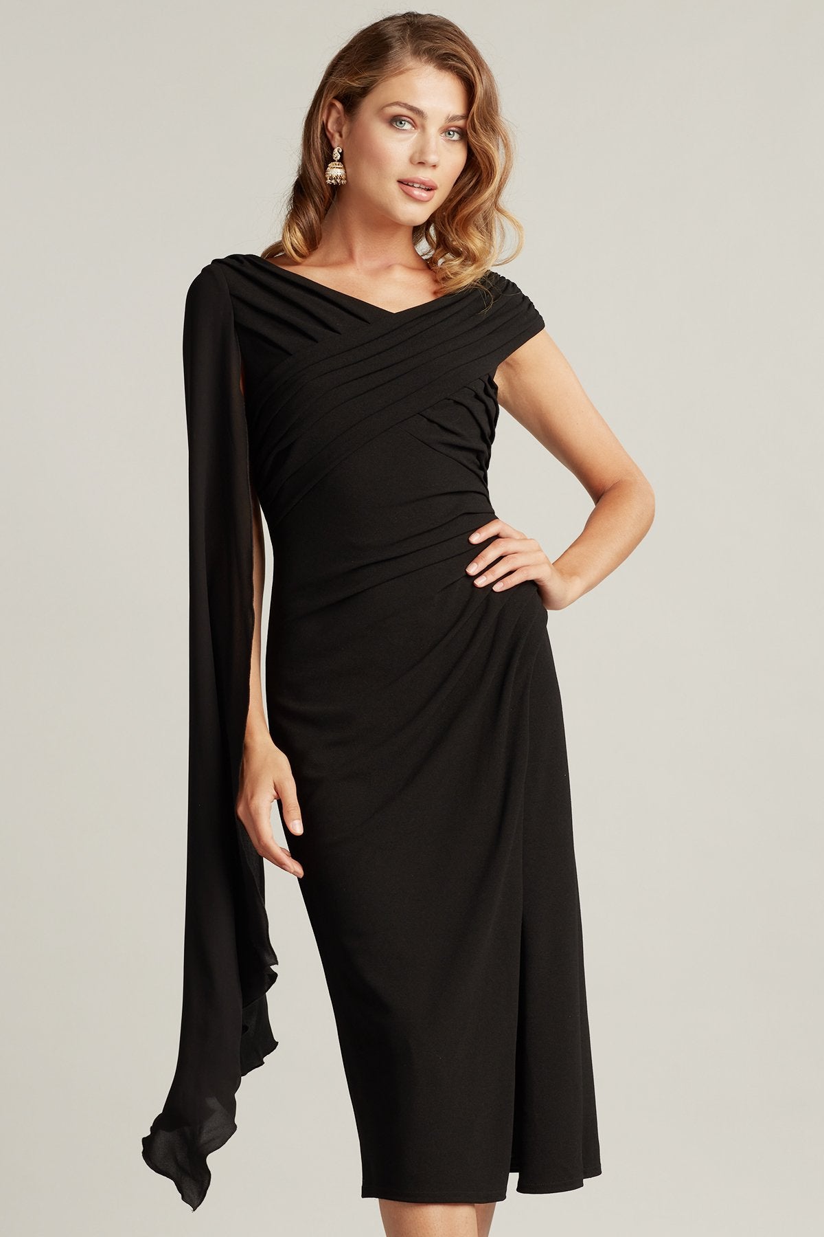 Masson Cape Sleeve Dress