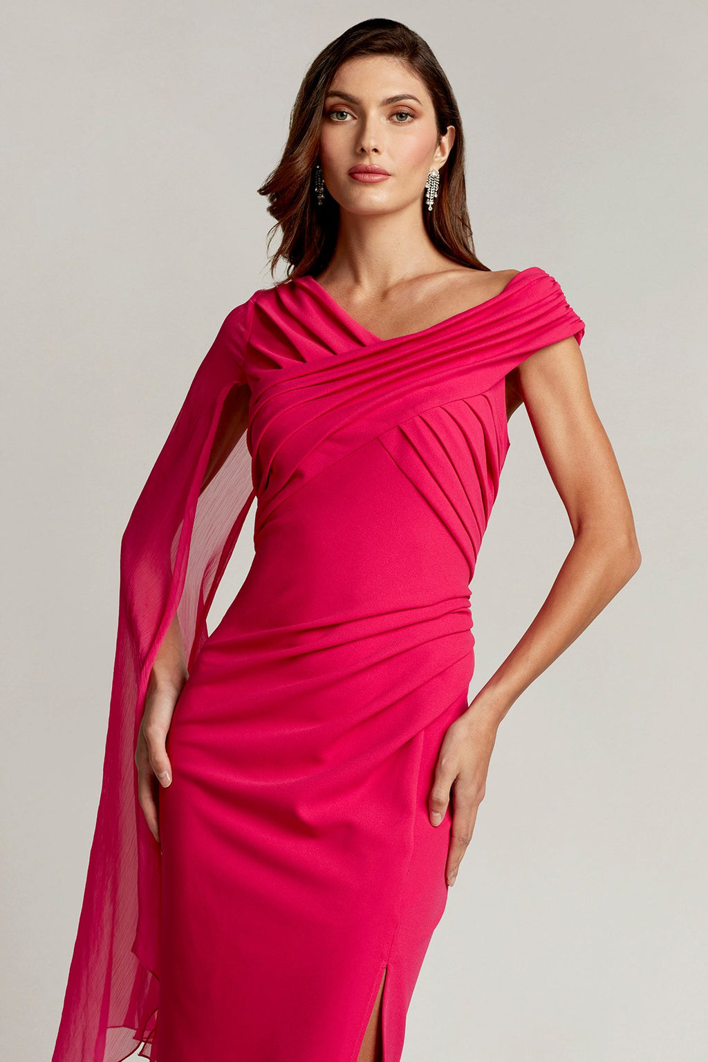 Masson Cape Sleeve Dress