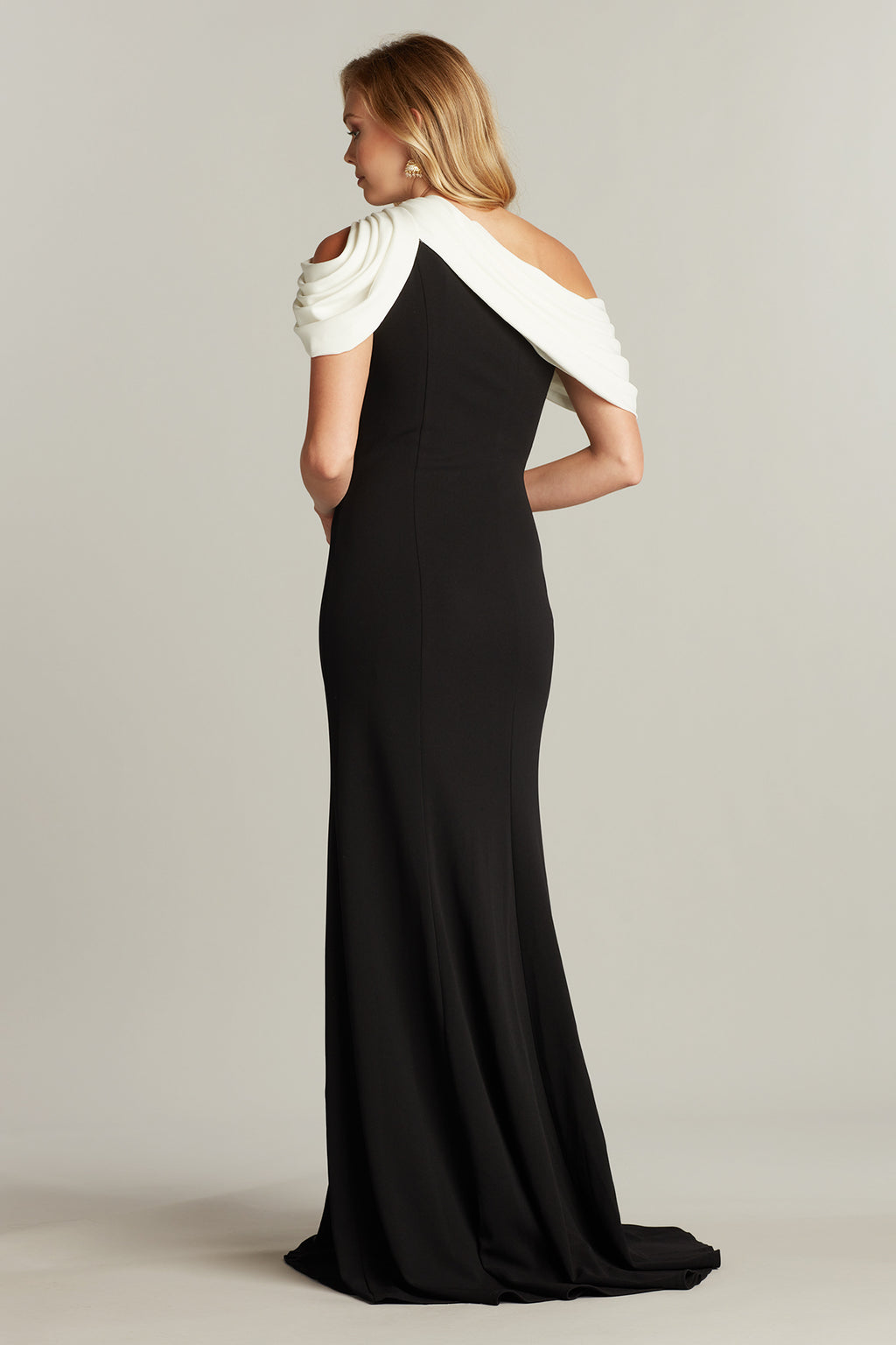 Copley Shoulder Drape Gown