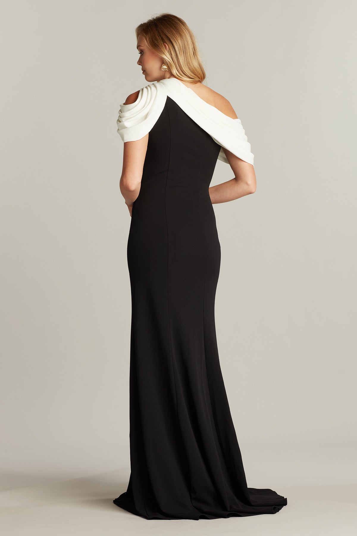 Copley Shoulder Drape Gown