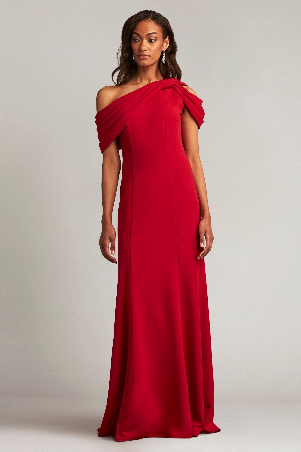 Copley Shoulder Drape Gown