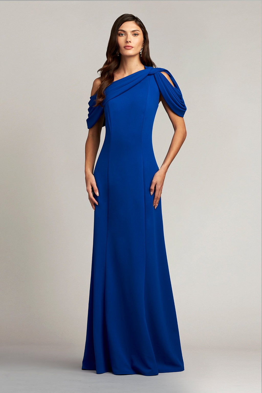 Copley Shoulder Drape Gown