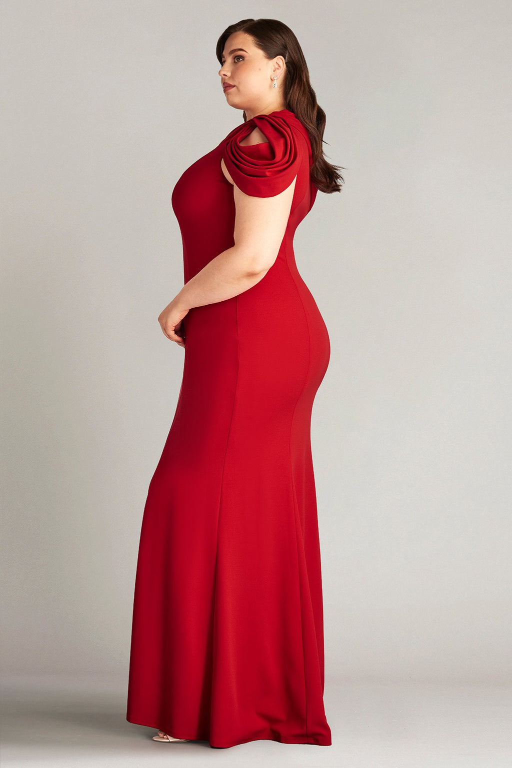 Copley Shoulder Drape Gown - PLUS SIZE