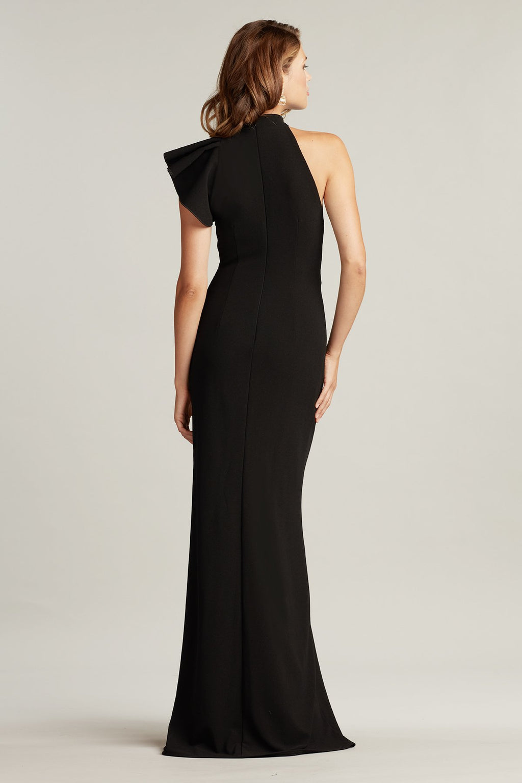 Altman Flounce Halter Gown