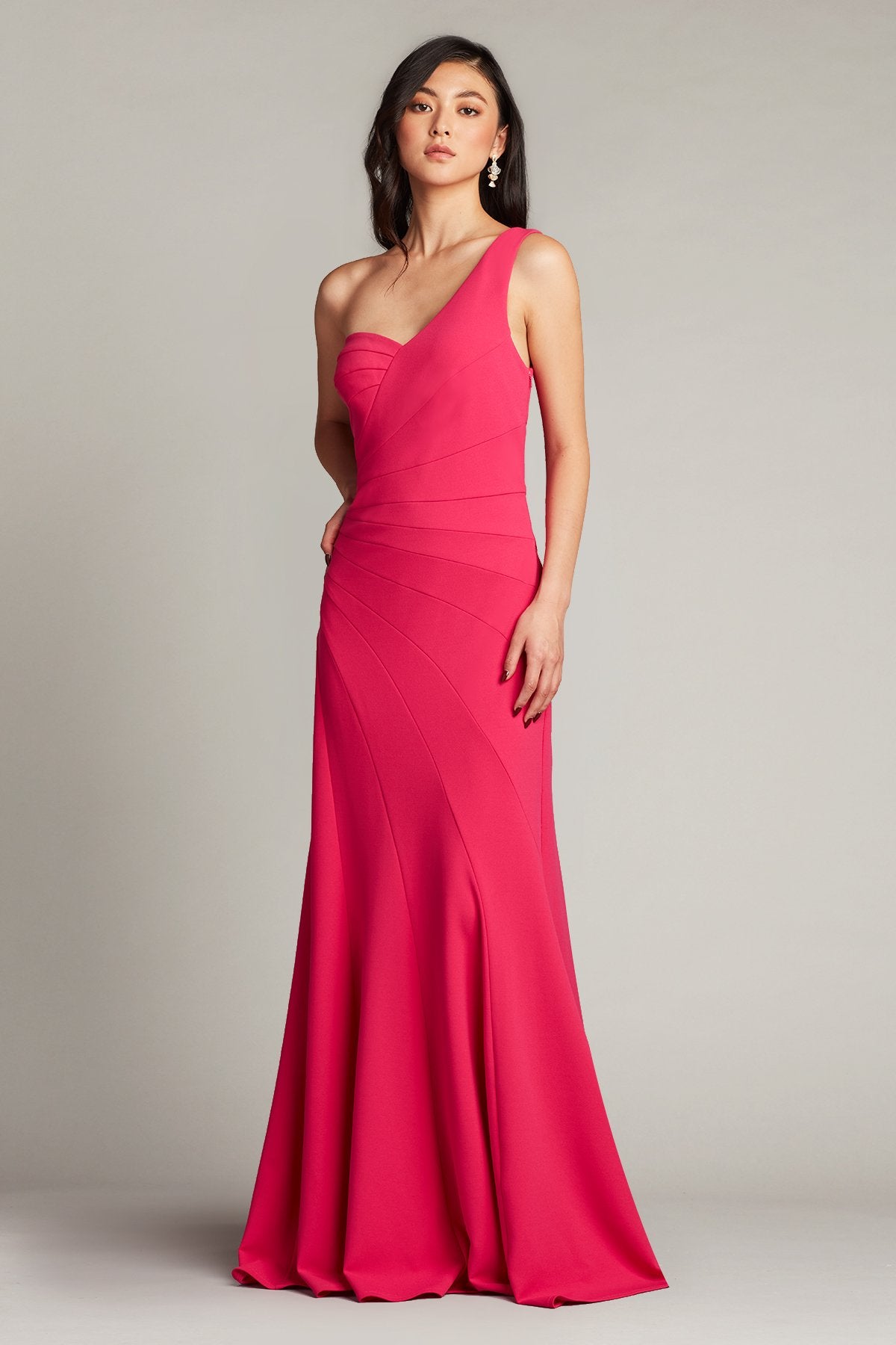 Geraldine One-Shoulder Gown