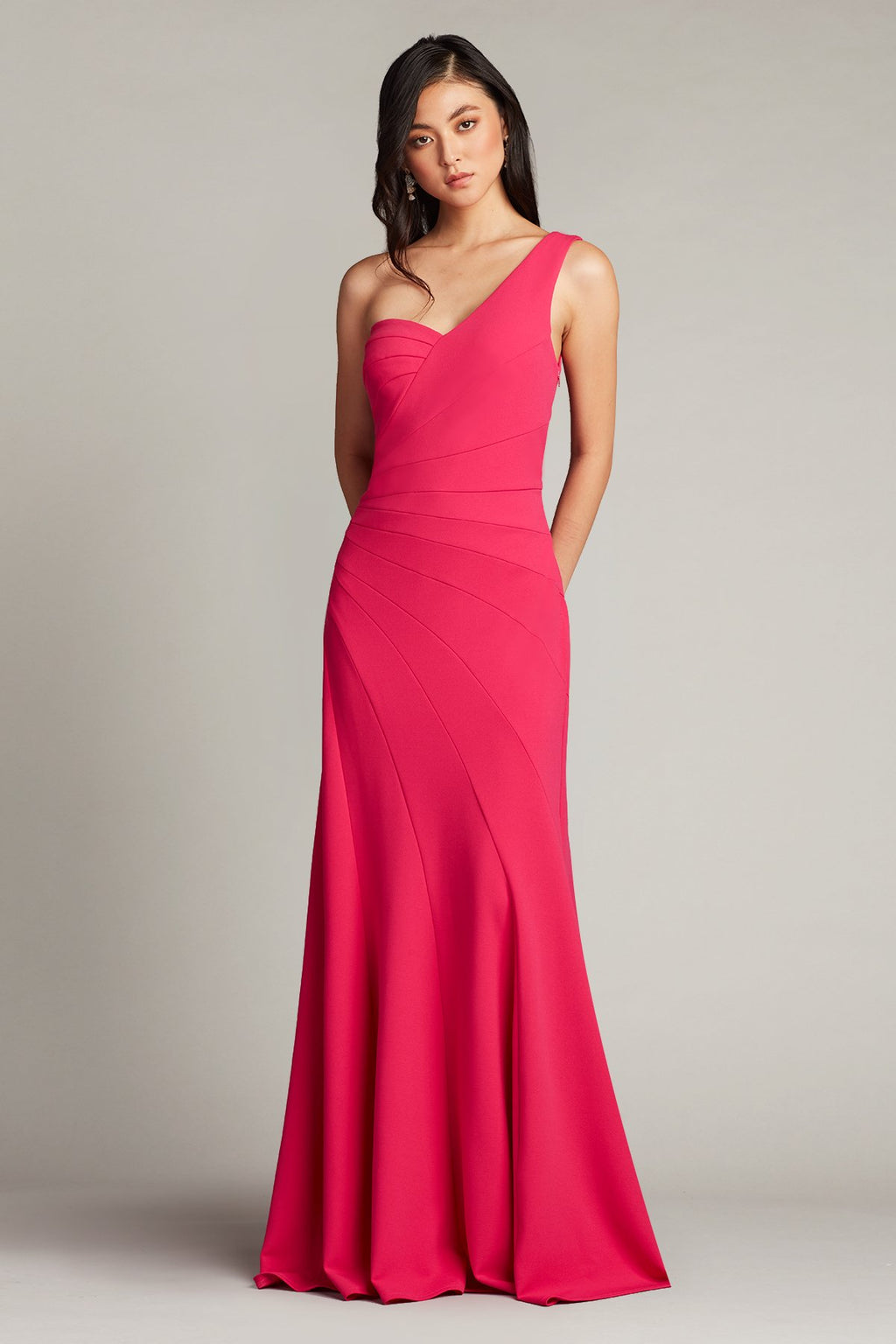 Geraldine One-Shoulder Gown
