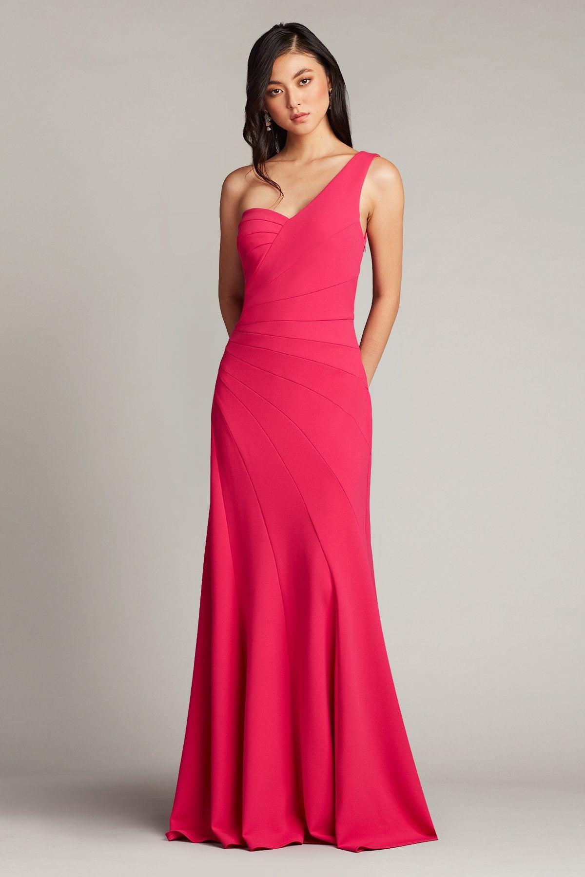 Geraldine One-Shoulder Gown