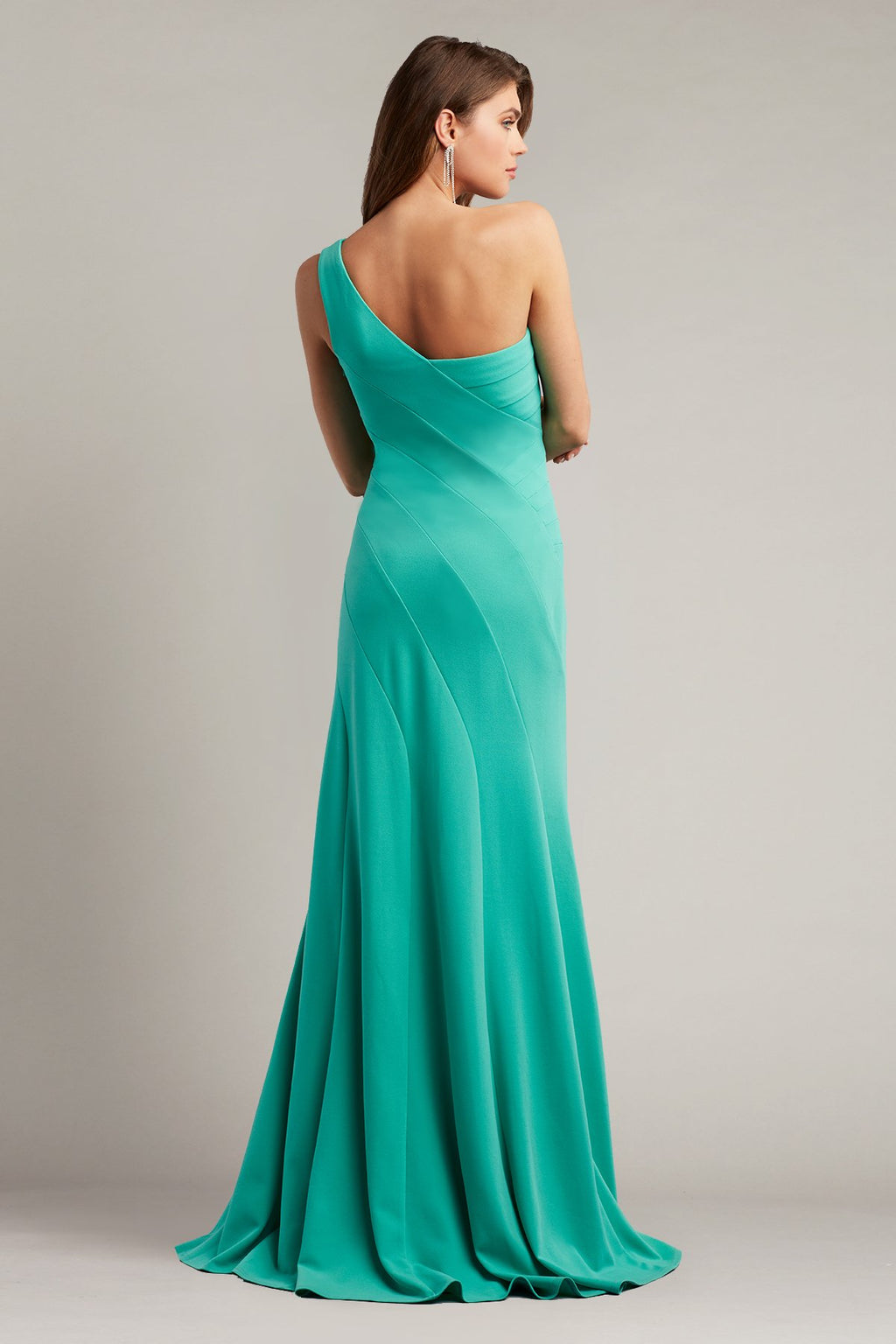Geraldine One-Shoulder Gown