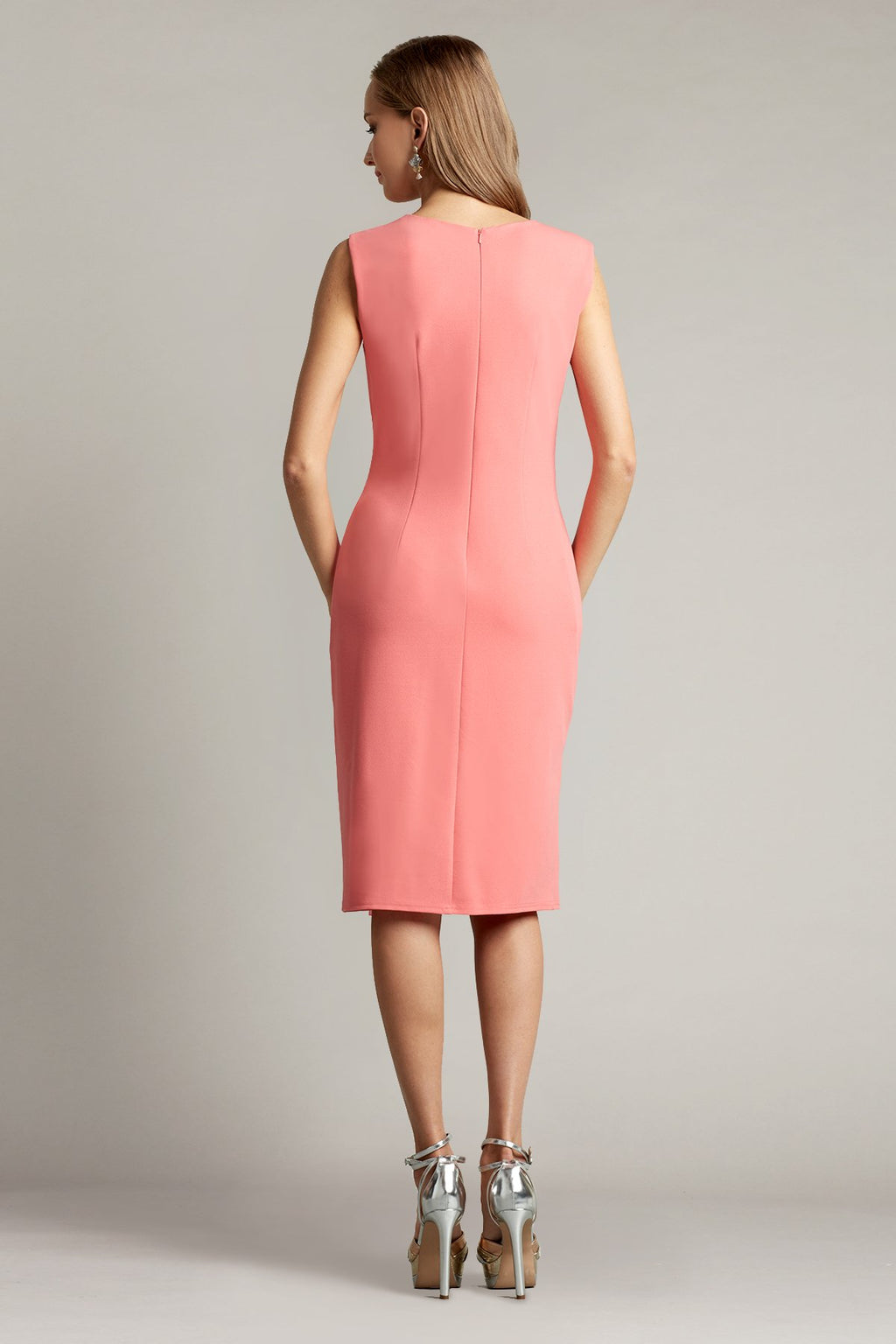 Morris Draped Crepe Dress
