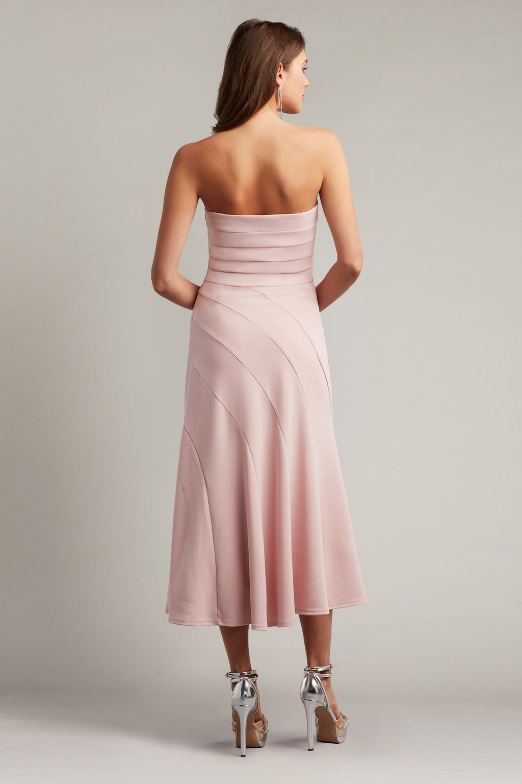 Wilma Strapless Crepe Dress