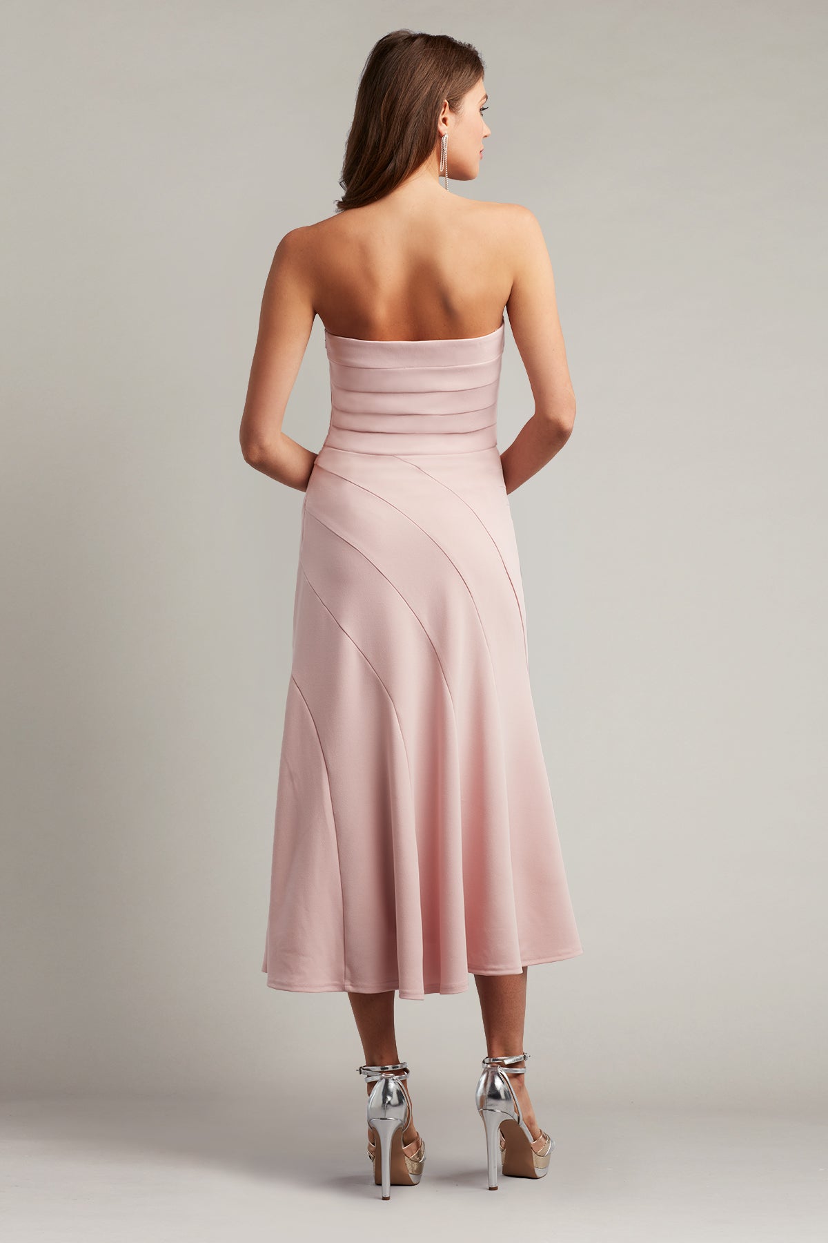 Wilma Strapless Crepe Dress